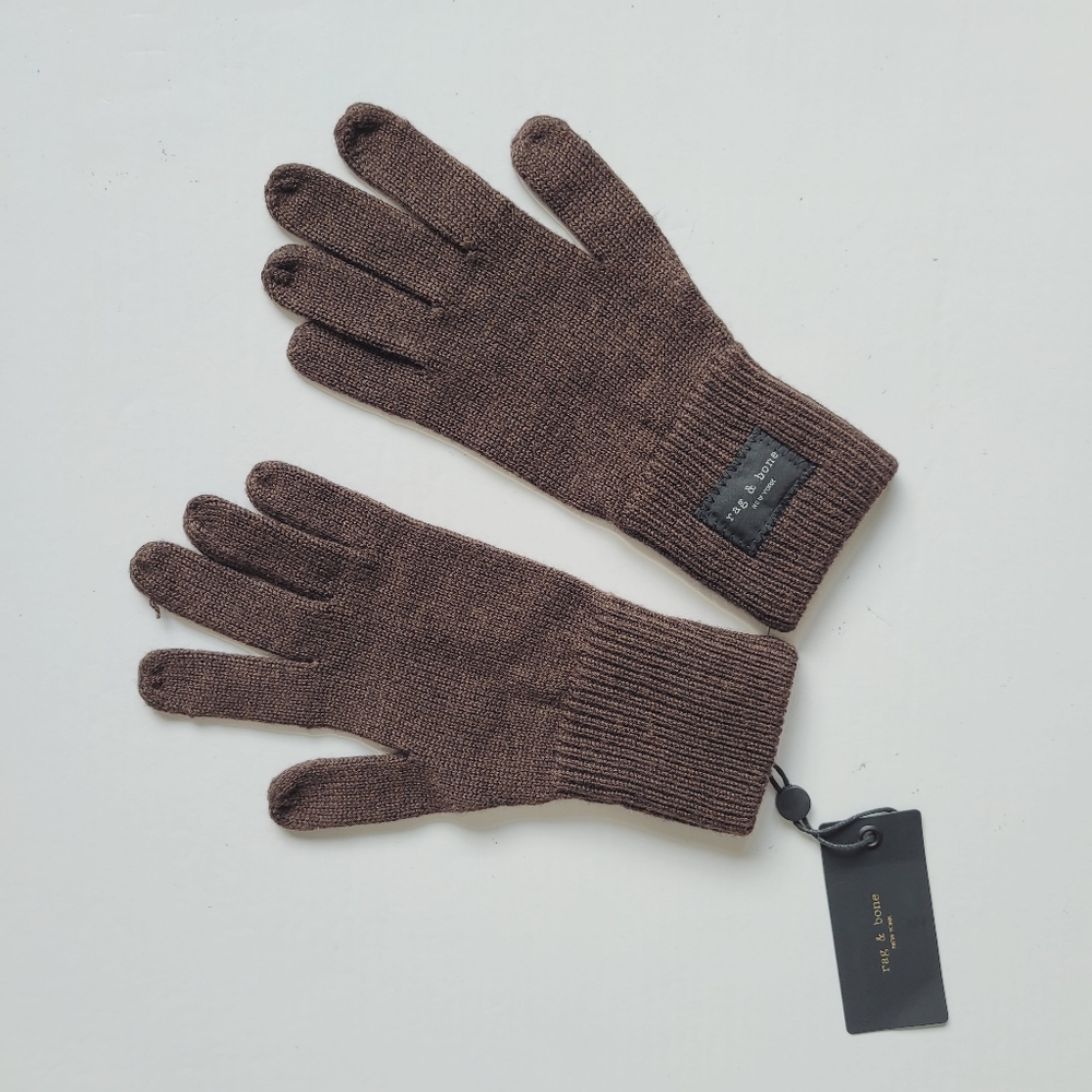 Rag & bone Addison Tech Merino Wool Gloves